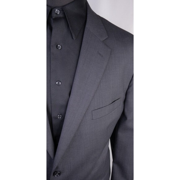 Jos A Bank EXECUTIVE Gray Sport Coat Suit Jacket Blazer Sz 48R Two button EUC - Picture 4 of 14